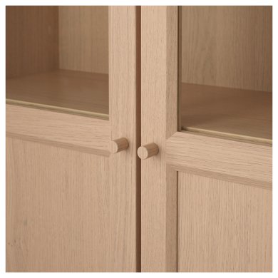 IKEA Вітрина BILLY/OXBERG (ИКЕА БИЛЛИ/ОКСБЕРГ) 39281787 фото - 2