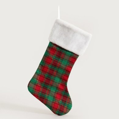 Рождественский носок для подарков Homla TARTAN Разноцветный 242404