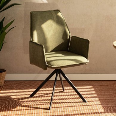 Обідній стілець поворотний Homla LUGRO Зелений - 8 Обідній стілець поворотний Homla LUGRO Зелений 225457 фото - 8