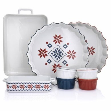 Форма для выпечки Duka Nordic 9 см | Красный / Белый 1218879 фото - 5