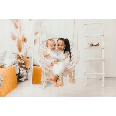 Підвісне крісло Garden Line IDAHO Бежевий HAM2696/beige фото - 4