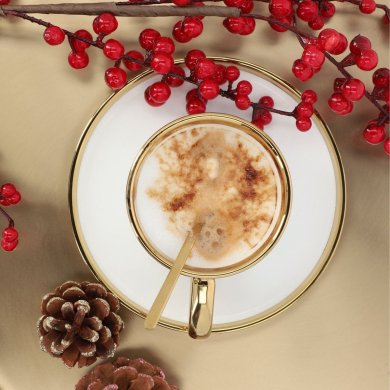 Чашка с блюдцем Homla SINNES 200 мл Белый 200460 фото - 11