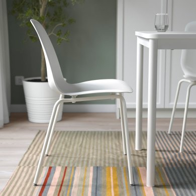 IKEA Обеденный стол LIDAS Белый (ИКЕА ЛИДАС) 39481381 фото - 3