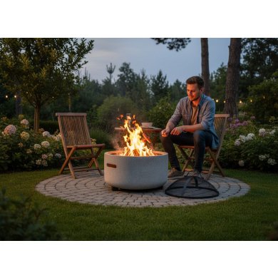 Угольный гриль-камин Garden Line 43 см Серый BBQ0124 фото - 3