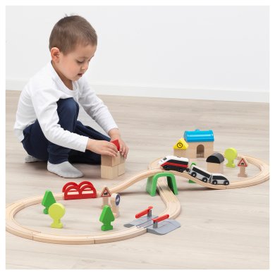 IKEA Паровоз на батарейках LILLABO (ИКЕА LILLABO) 50320056 фото - 7