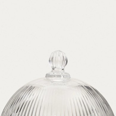 Блюдо с крышкой Homla LYNN 14,4x10 см Прозрачный 243936 фото - 3