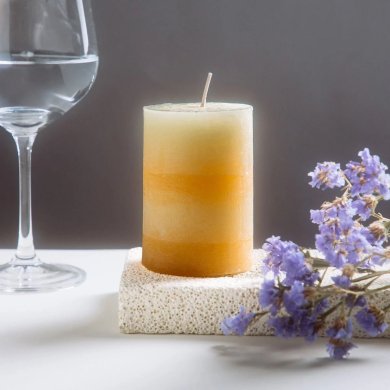 Свеча Homla RUSTIC 300 г Бежевый 237542 фото - 4