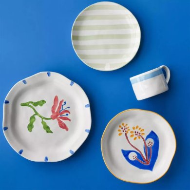 Тарілка Duka BLOMEN 20,5 см Синій 2221918 фото - 2