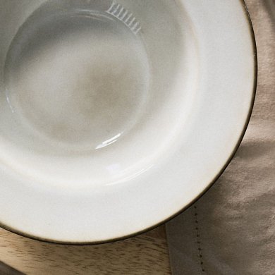 Глибока тарілка Homla DUNES 27 см Кремовий 222362 фото - 6