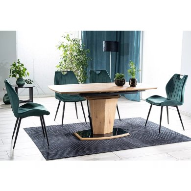 Обеденный стул Signal ARCO Welur Зеленый ARCOVCZ фото - 4
