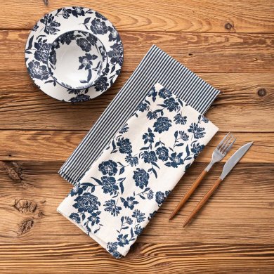 Набір кухонних рушників Homla FLORAL HAMPTONS 45x65 см 2 шт Принт 240080 фото - 8