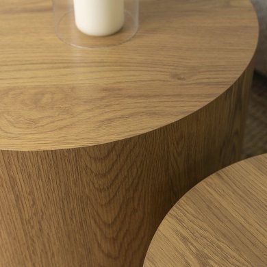 Комплект журнальних столів Mebel Elit LEILA 2 шт Дуб - 11 Комплект журнальних столів Mebel Elit LEILA 2 шт Дуб ME.LEILA/D/L фото - 11