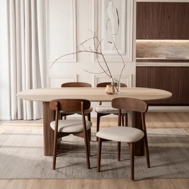 Обеденный стол Mebel Elit DARIO Травертин ME.DARIO/TRAW/O/S фото - 4