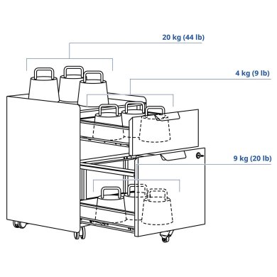 IKEA TROTTEN (ИКЕА ТРОТТЕН) 20467813 фото - 4
