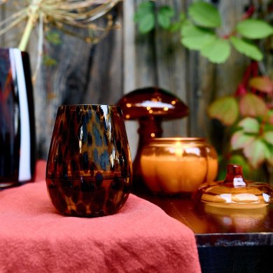 Склянка Homla AMBY 520 мл Бурштиновий - 4 Склянка Homla AMBY 520 мл Бурштиновий 235310 фото - 4