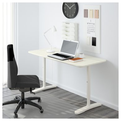 Столешница BEKANT 140х60 см Белый - 2 IKEA Столешница BEKANT 140х60 см Белый (ИКЕА БЕКАНТ) 20255321 фото - 2