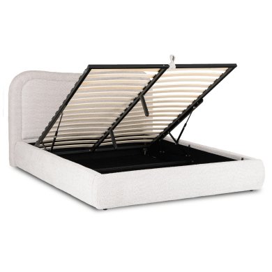 Кровать Mebel Elit HAGA Boucle 160x200 см Серый ME.HAGA/160/P/TB/LOZZPOJ фото - 4