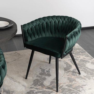 Обеденный стул Mebel Elit EMPOLI Welur Зеленый - 9 Обеденный стул Mebel Elit EMPOLI Welur Зеленый ME.EMPOLI/Z/CZ/V/K фото - 9