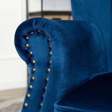 Кресло мягкое Mebel Elit MALLO Welur Синий ME.MALLO/GR/V/FW фото - 10