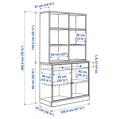 IKEA Стелаж TONSTAD Дуб (ИКЕА ТОНСТАД) 79515063 фото - 2
