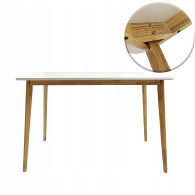 Обідній стіл Kontrast EMMA Білий - 3 Обідній стіл Kontrast EMMA Білий 6.06.20111 фото - 3