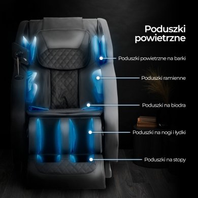 Крісло масажне Mebel Elit PX PRO MAX Чорний - 21 Крісло масажне Mebel Elit PX PRO MAX Чорний ME.PXPROMAX/CZ/E/FW фото - 21