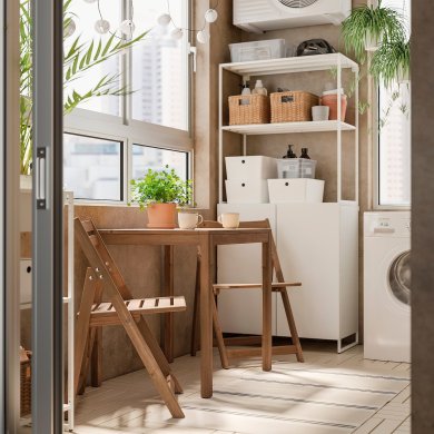 Комплект садових меблів NAMMARO Дерево - 2 IKEA Комплект садових меблів NAMMARO Дерево (ИКЕА НАММАРО) 79533868 фото - 2