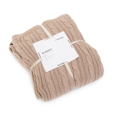 Плед Homla NEW MJOLBY 130х170 см Бежевый 218834 фото - 6