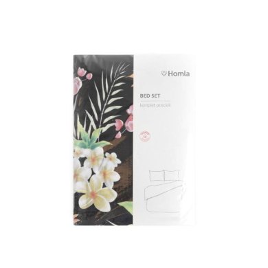Комплект постільної білизни Homla TROPICAL 200x220 см Чорний 213562 фото - 2
