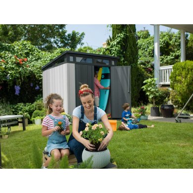 Садовий будиночок Keter ARTISAN 214х218х226 см Коричневый 230459-1 фото - 6