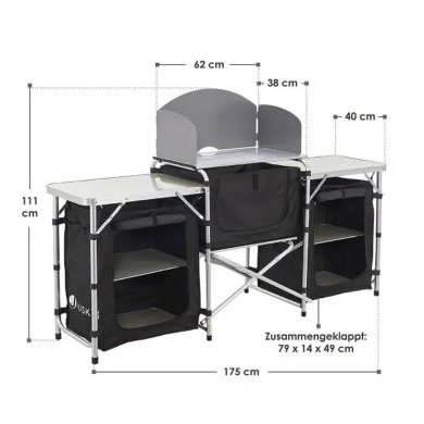 Складаний туристичний стіл Garden Line 175 см - 8 Складаний туристичний стіл Garden Line 175 см OXE8418 фото - 8