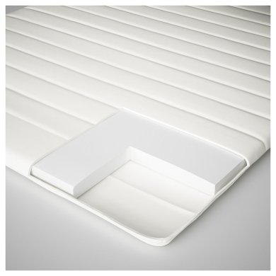 IKEA Топпер NASFJALLET 90х200 см Білий (ИКЕА НАСФЬАЛЛЕТ) 90558046 фото - 8
