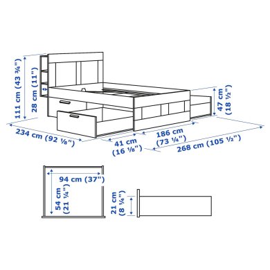IKEA BRIMNES (ИКЕА БРИМНЕС) 99487907 фото - 9