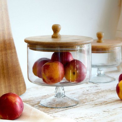 Креманка з кришкою Homla WOOD COLONY 16 см Прозорий - 4 Креманка з кришкою Homla WOOD COLONY 16 см Прозорий 230468 фото - 4