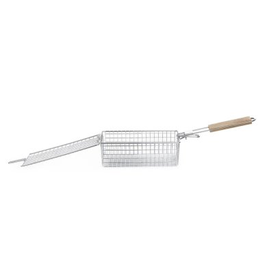 Корзина для барбекю Homla EASY GRILL 48х13х8 см Серебристый - 3 Корзина для барбекю Homla EASY GRILL 48х13х8 см Серебристый 230068 фото - 3