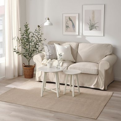 IKEA Ковер VODSKOV 133x195 см Бежевый (ИКЕА ВОДСКОВ) 50512376 фото - 2