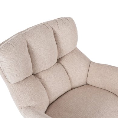 Крісло м'яке поворотне Mebel Elit REAL Кремовий ME.REAL/KR/CZ/T/FW фото - 6