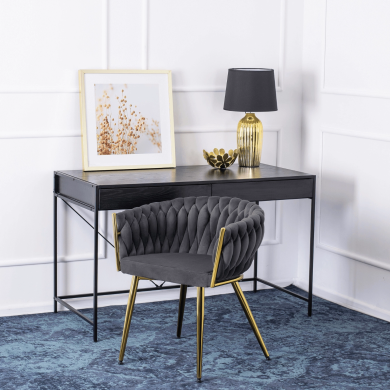 Обеденный стул Mebel Elit CAPRI Welur Серый - 8 Обеденный стул Mebel Elit CAPRI Welur Серый ME.CAPRI/P/ZL/V/K фото - 8