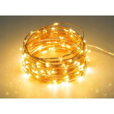 Декоративна гірлянда на сонячній батареї Garden Line 100 LED 9,9 м Білий - 4 Декоративна гірлянда на сонячній батареї Garden Line 100 LED 9,9 м Білий SOL0067 фото - 4