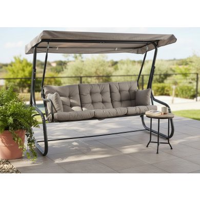 Садовые качели Garden Line 215x130x175 см Серый KRE3125 фото - 3