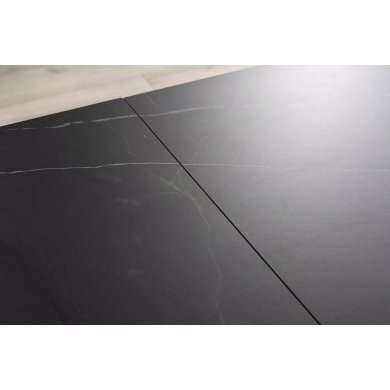 Раскладной обеденный стол Signal SALVADORE Ceramic Marmur Черный SALVADORECC160 фото - 5