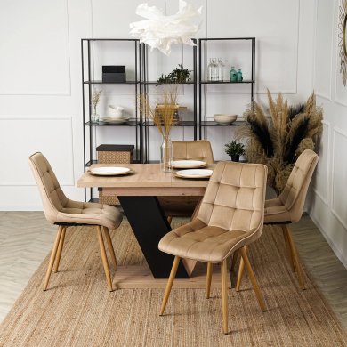 Раскладной обеденный стол Mebel Elit CLARK Дуб артизан PM.DUBAJ/A/CZ/S фото - 5