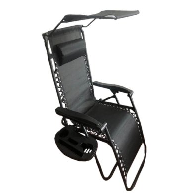 Складаний шезлонг Garden Line LEZ9962 Чорний LEZ9962 фото - 2