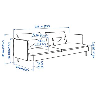 IKEA SODERHAMN (ИКЕА СОДЕРХЭМН) 89580067 фото - 5