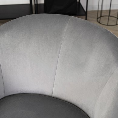 Кресло мягкое Mebel Elit STELLA Welur Серый ME.STELLA/P/ZL/V/FW фото - 9