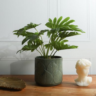 Кашпо Homla SANGA 16x14,5 см | Зелений 206329 фото - 5