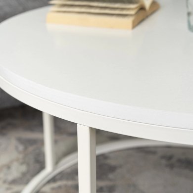 Журнальный стол Mebel Elit AGNES MAX Белый - 6 Журнальный стол Mebel Elit AGNES MAX Белый ME.MAXALICE/B/B/L фото - 6