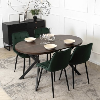 Розкладний обідній стіл Mebel Elit LUGO Горіх - 10 Розкладний обідній стіл Mebel Elit LUGO Горіх ME.LUGO/O/CZ/S фото - 10