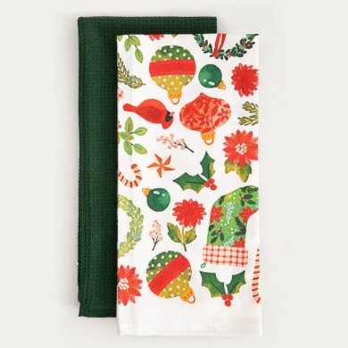 Набір кухонних рушників Homla GARLAND 45x65 см 2 шт Різнокольоровий 224677