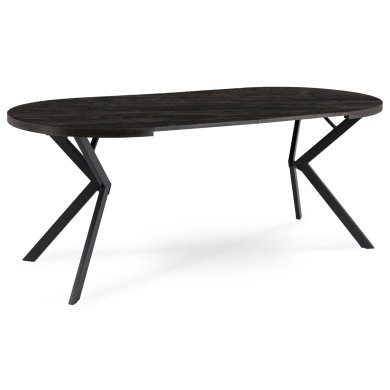 Розкладний обідній стіл Mebel Elit LUGO Чорний - 6 Розкладний обідній стіл Mebel Elit LUGO Чорний ME.LUGO/CZ/CZ/S фото - 6